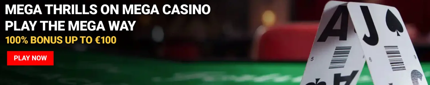Mega Casino welcome bonus